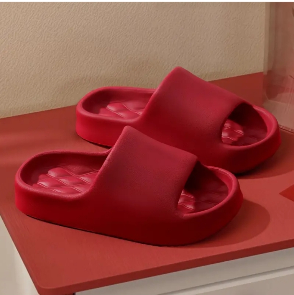 Comfy Slippers - Breathable, Non-Slip, Durable EVA Sole, Soft EVA NIP SIZE 6.5-7
